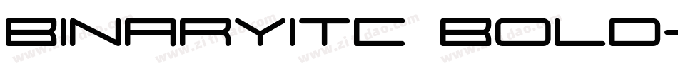 BinaryITC Bold字体转换
